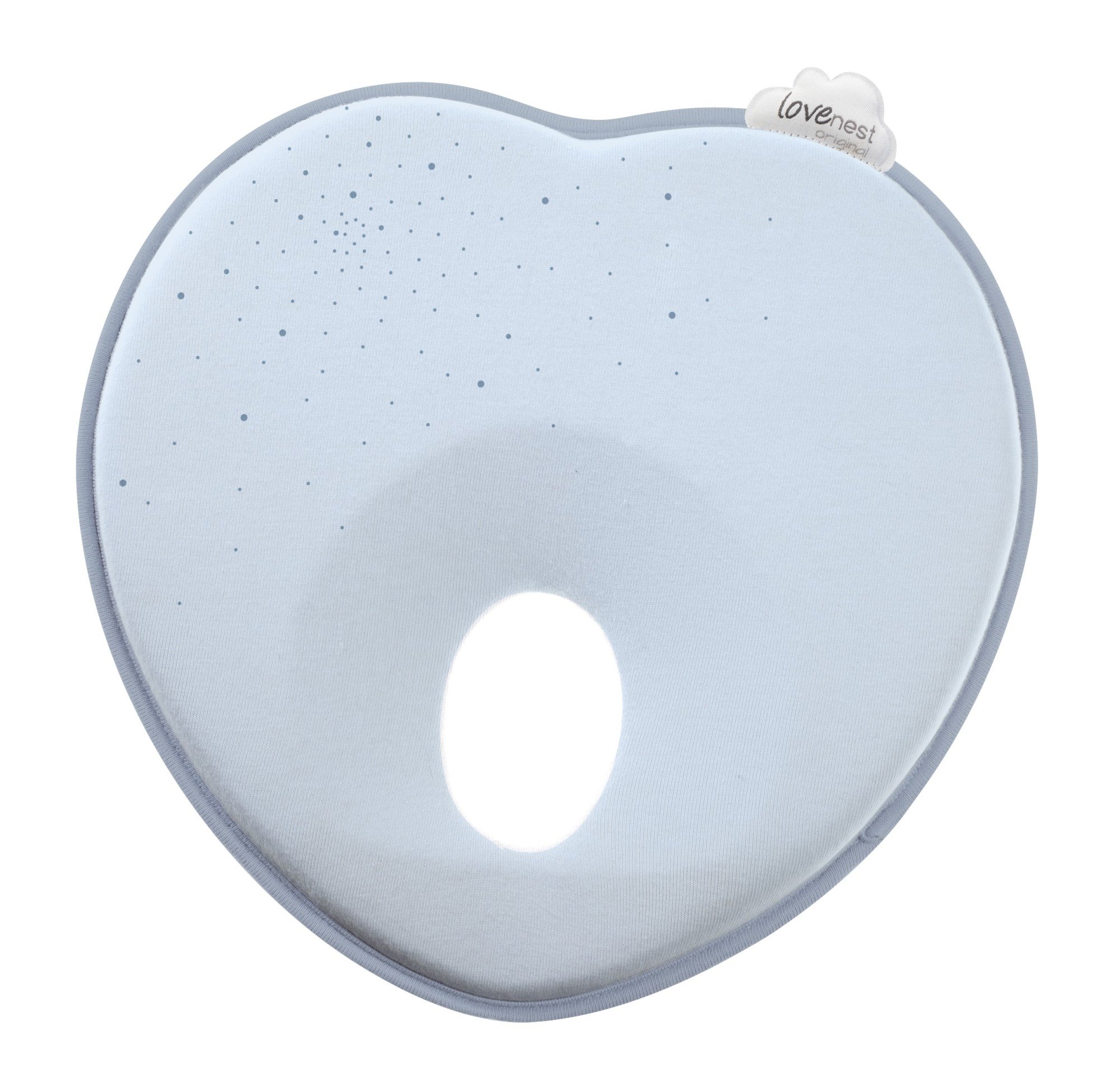 Perna ergonomica impotriva plagioencefaliei Babymoov Lovenest Original Blue